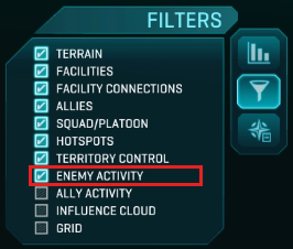 Enemy Activity Filter